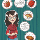 Illustration for article titled Geek girls paint geek icons, and the results will make you smile